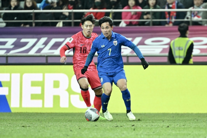 Thái Lan tạo địa chấn khi cầm hòa Hàn Quốc 1-1 ngay trên sân khách, Son Heung-min ghi bàn vẫn phải chia điểm đầy cay đắng - Ảnh 8.