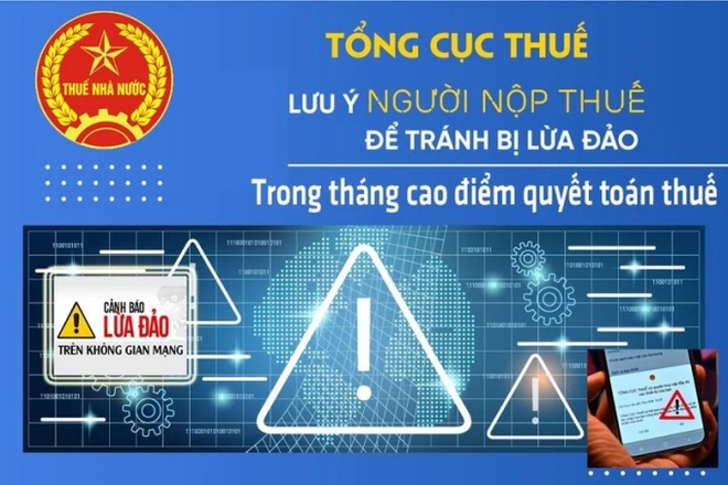 Giả danh c&aacute;n bộ thuế, cơ quan thuế lừa đảo chiếm đoạt t&agrave;i khoản ng&acirc;n h&agrave;ng, ai cũng cần cảnh gi&aacute;c - Ảnh 1.