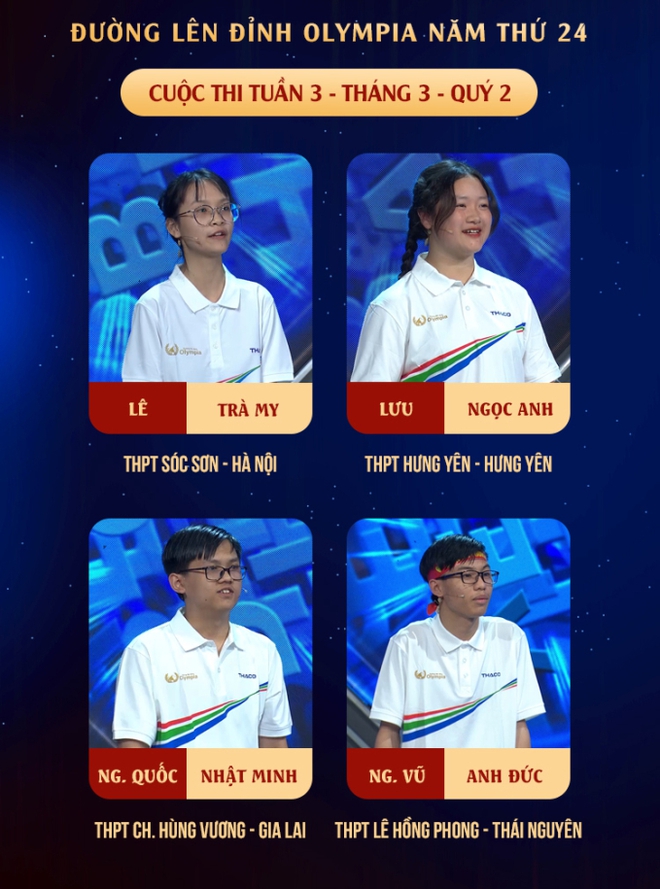 Thi đấu cực chất, nữ sinh H&agrave; Nội gi&agrave;nh v&ograve;ng nguyệt quế trận thi tuần cuối c&ugrave;ng của Olympia Qu&yacute; II - Ảnh 1.