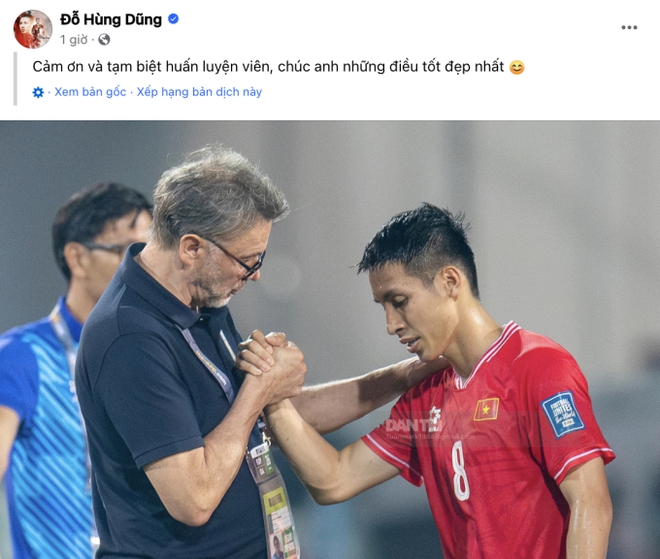 Hội cầu thủ Việt Nam đồng loạt đăng bài chia tay HLV Troussier, Quang Hải chưa lên tiếng - Ảnh 1.