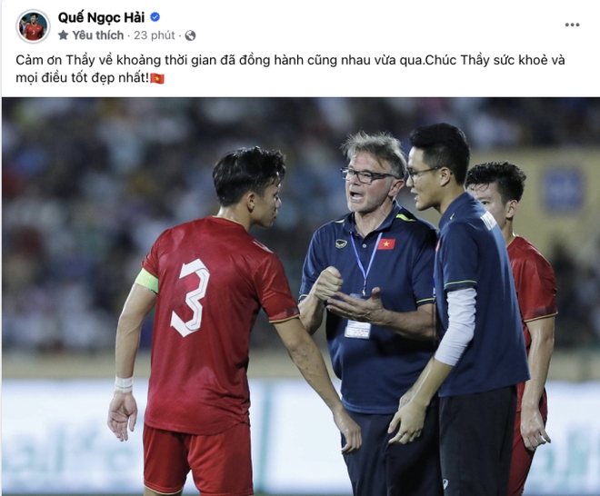 Hội cầu thủ Việt Nam đồng loạt đăng bài chia tay HLV Troussier, Quang Hải chưa lên tiếng - Ảnh 3.