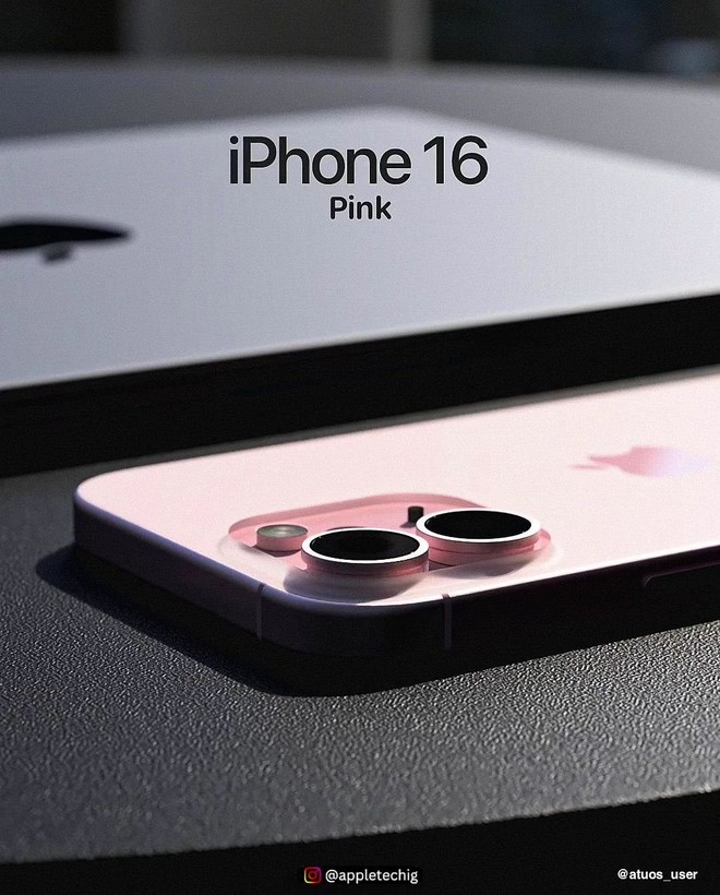 iPhone 16 lộ diện 5 màu sắc đẹp không tì vết, màu hồng sẽ là tâm điểm của hội chị em ? - Ảnh 3.