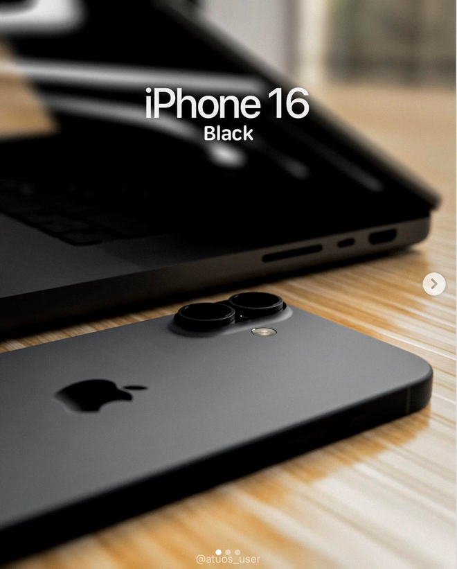 iPhone 16 màu đen đẹp mãn nhãn - Ảnh 1.
