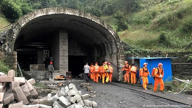 Sập hầm mỏ ở Trung Quốc, 2 người thiệt mạng - Ảnh 1.