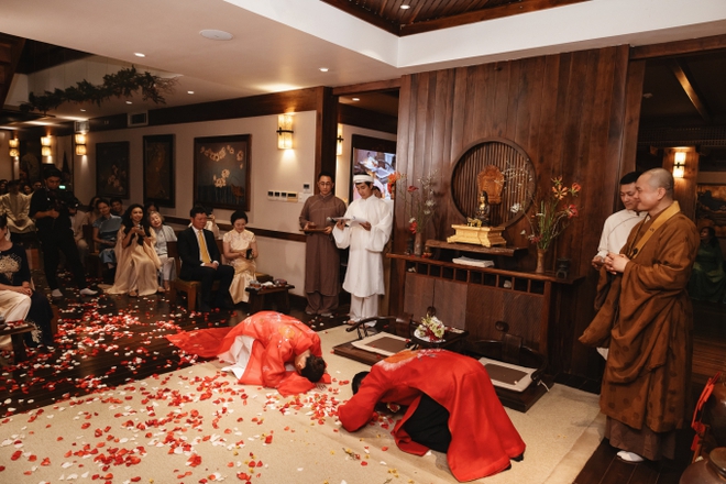 Đám cưới độc đáo với khách mời từ hơn 20 quốc gia của thiên kim gia tộc có nếp sống thiền bí ẩn nhất Việt Nam - Ảnh 5.