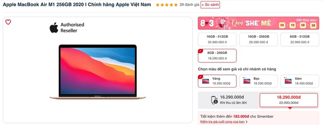 Huyền thoại Macbook Air M1 đời đầu đã bị khai tử, xem thử giá tại các đại lý Việt đã giảm đến mức nào? - Ảnh 6.