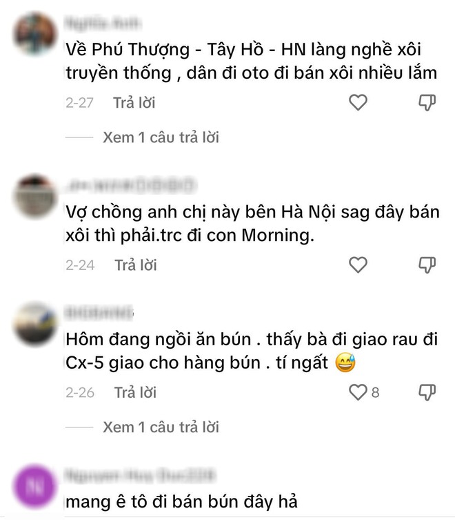 Cặp vợ chồng ngày ngày tần tảo chở nhau đi bán xôi ở chợ Ninh Hiệp bằng xế hộp tiền tỷ - Ảnh 3.