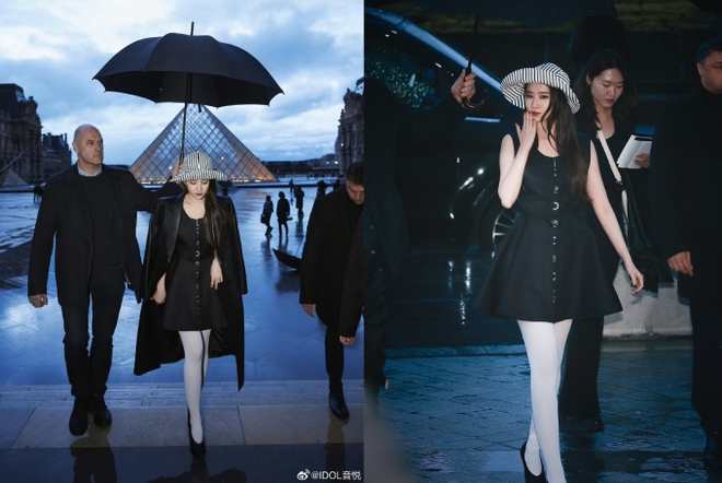 Lưu Diệc Phi mặc qu&ecirc;, k&eacute;m sang hơn hẳn Lisa tại show Louis Vuitton, may nhờ c&oacute; nhan sắc cứu vớt h&igrave;nh ảnh - Ảnh 3.