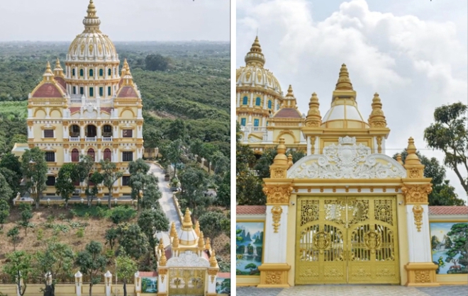 T&ograve;a l&acirc;u đ&agrave;i phong c&aacute;ch Ph&aacute;p cổ ở Hưng Y&ecirc;n g&acirc;y cho&aacute;ng v&igrave; qu&aacute; ho&agrave;nh tr&aacute;ng, nhưng phải v&agrave;o trong mới thấy hết được sự vương giả của gia chủ - Ảnh 4.