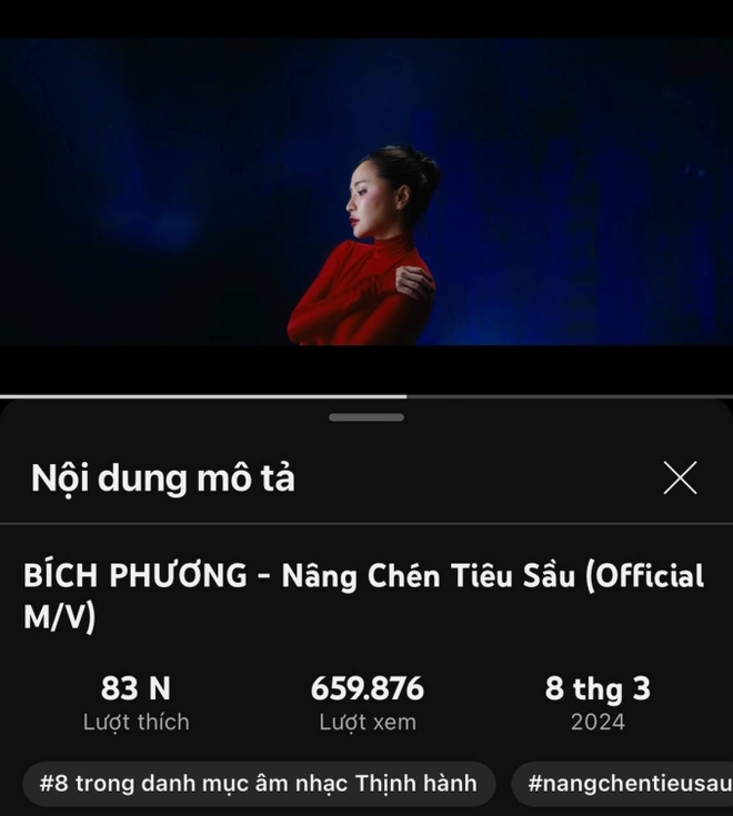 Sơn Tùng có luôn top 1 trending YouTube chỉ sau 3h ra mắt, còn Bích Phương đang ở đâu? - Ảnh 4.