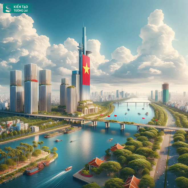 Ngắm TP ven s&ocirc;ng Hồng đẹp ngoạn mục trong tương lai ở H&agrave; Nội - s&aacute;nh ngang với Seoul, Thượng Hải? - Ảnh 12.