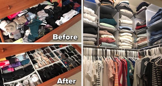 Tủ quần áo của bạn luôn bừa bộn? Bậc thầy lưu trữ chia sẻ 5 mẹo để dễ dàng cất giữ mọi loại quần áo - Ảnh 5.