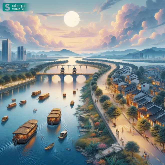 Ngắm TP ven s&ocirc;ng Hồng đẹp ngoạn mục trong tương lai ở H&agrave; Nội - s&aacute;nh ngang với Seoul, Thượng Hải? - Ảnh 6.