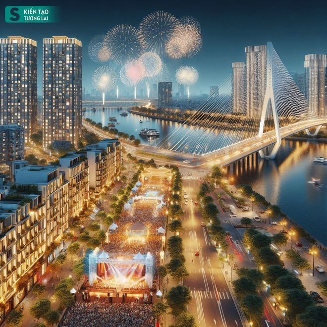 Ngắm TP ven s&ocirc;ng Hồng đẹp ngoạn mục trong tương lai ở H&agrave; Nội - s&aacute;nh ngang với Seoul, Thượng Hải? - Ảnh 5.
