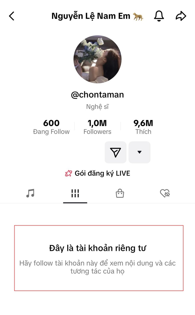 Facebook cá nhân của Nam Em bay màu, trang TikTok thế nào sau khi bị đề xuất chặn 2 tài khoản? - Ảnh 3.