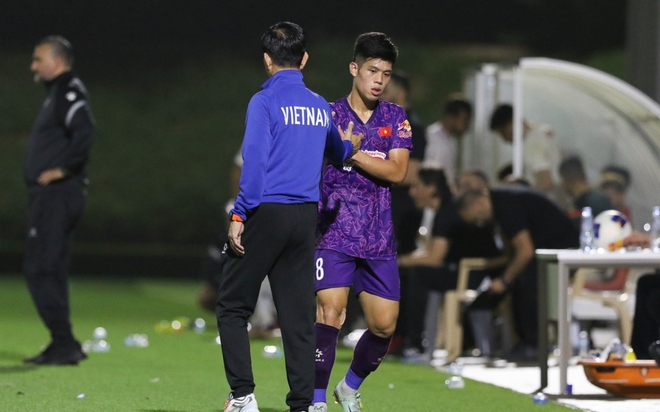 H&eacute; lộ h&igrave;nh ảnh trận đấu k&iacute;n của U23 Việt Nam v&agrave; U23 Jordan - Ảnh 12.