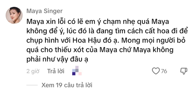 Sao nữ Vbiz bị chỉ trích vì thái độ lạnh nhạt với Bùi Quỳnh Hoa, chính chủ xin lỗi nhưng vẫn gây tranh cãi - Ảnh 5.