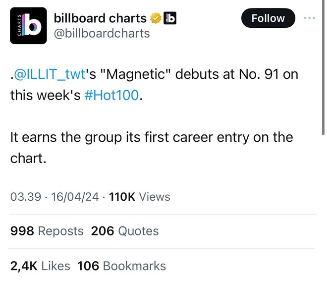 Vượt cả BLACKPINK và NewJeans, ILLIT lập kỷ lục chưa từng có trên Billboard Hot 100 - Ảnh 2.