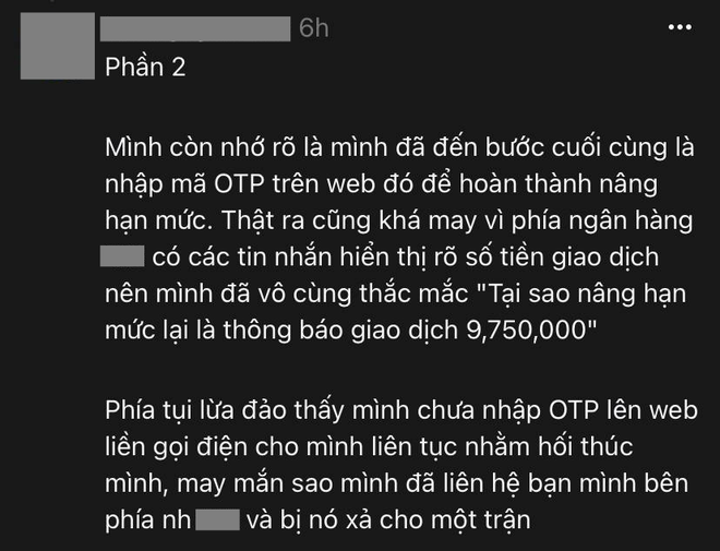 Su&yacute;t mất 10 triệu đồng v&igrave; chi&ecirc;u tr&ograve; &ldquo;mời n&acirc;ng hạn mức thẻ t&iacute;n dụng&rdquo;: Kh&ocirc;ng muốn mất tiền oan, dứt kho&aacute;t phải nhớ 2 điều n&agrave;y - Ảnh 2.