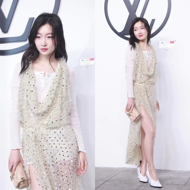 Lưu Diệc Phi diện váy dìm dáng, Châu Đông Vũ xuất hiện hậu lùm xùm bị tố chảnh choẹ tại show thời trang - Ảnh 4.