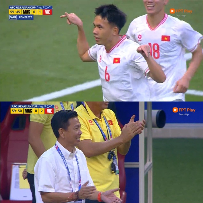 Xúc động tình đồng đội ở U23 Việt Nam, Nguyên Hoàng giơ áo động viên Đình Bắc đang chấn thương - Ảnh 5.