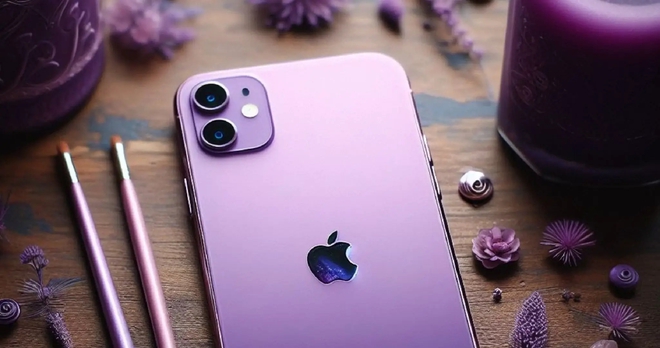 iPhone 16 màu tím đẹp lịm tim, thiết kế cụm camera mới! - Ảnh 1.