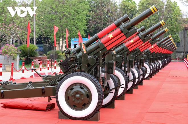 Cận cảnh dàn pháo lễ tham gia Lễ kỷ niệm 70 năm chiến thắng Điện Biên Phủ - Ảnh 1.