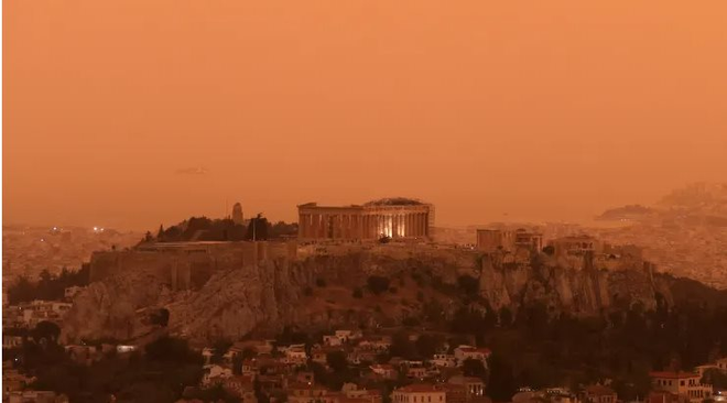 Thủ đô một quốc gia bất ngờ chuyển sang màu đỏ cam như trong phim viễn tưởng: Điều gì phía sau hiện tượng kỳ thú này? - Ảnh 4.