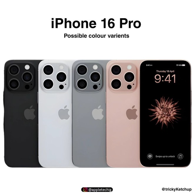 iPhone 16 Pro sẽ hồi sinh màu hồng huyền thoại, nhìn sương sương đã thấy đẹp không tì vết - Ảnh 1.