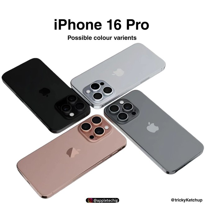 iPhone 16 Pro sẽ hồi sinh màu hồng huyền thoại, nhìn sương sương đã thấy đẹp không tì vết - Ảnh 2.