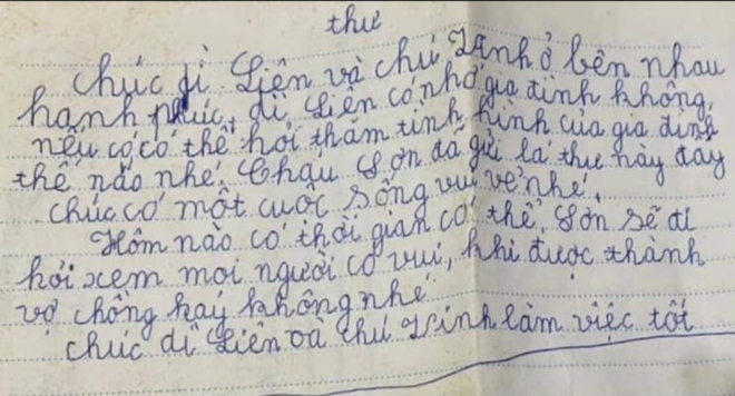 Bức thư gửi dì mới lấy chồng của học sinh ở Hà Nội được khen ngợi nhưng đoạn thứ 2 khiến ai đã lập gia đình đều toát mồ hôi - Ảnh 1.
