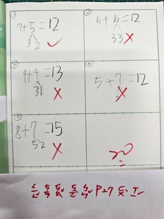 Thêm 1 bài Toán thổi bùng tranh cãi: Học sinh làm 6 + 6 = 12 bị chấm sai, lời giải thích sau đó quá khiên cưỡng - Ảnh 1.