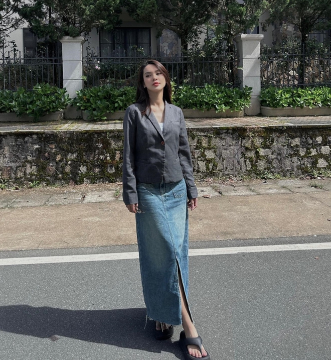 Kiểu chân váy khiến mỹ nhân Việt mê mẩn: Diện lên trẻ trung, sang hơn vài bậc - Ảnh 7.