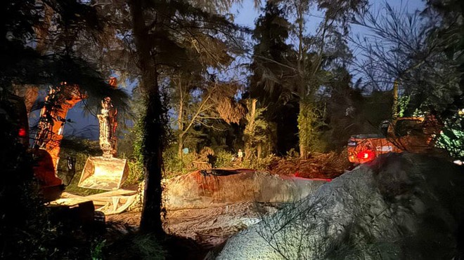 Quảng Ninh: X&aacute;c c&aacute; voi 10 tấn tr&ocirc;i dạt v&agrave;o v&ugrave;ng biển C&ocirc; T&ocirc; - Ảnh 2.