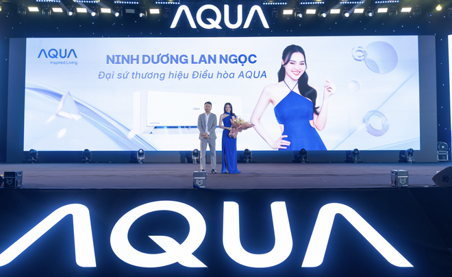 Ninh Dương Lan Ngọc ch&iacute;nh thức bắt tay AQUA Việt Nam khuấy đảo thị trường điều h&ograve;a - Ảnh 1.