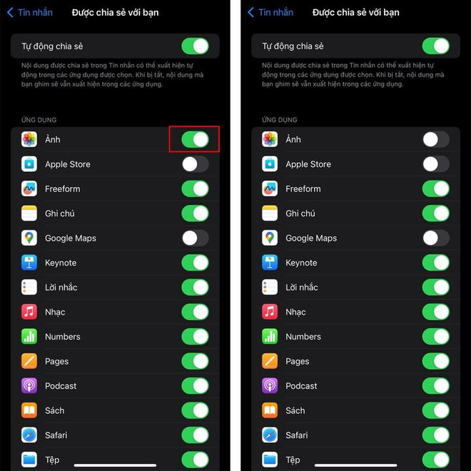 Cách chặn lưu ảnh từ iMessage vào album iPhone - Ảnh 2.