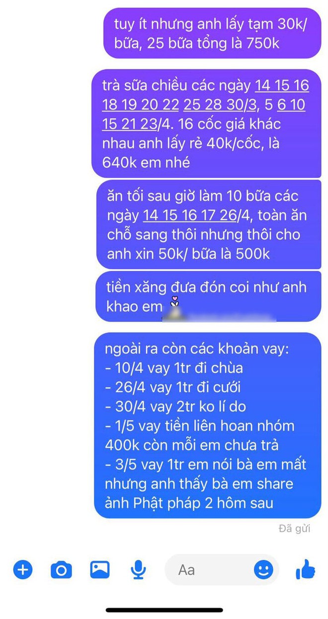 Đòi lại tiền 16 ly trà sữa vì bị từ chối tỏ tình, chàng trai làm sôi mạng Việt - Ảnh 2.