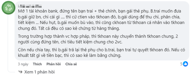 Tranh cãi việc cầm tiền của người yêu chi tiêu chung trước khi kết hôn: Suy nghĩ cho tương lai hay bào tiền đối phương? - Ảnh 6.