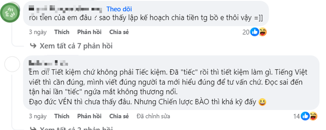 Tranh cãi việc cầm tiền của người yêu chi tiêu chung trước khi kết hôn: Suy nghĩ cho tương lai hay bào tiền đối phương? - Ảnh 4.