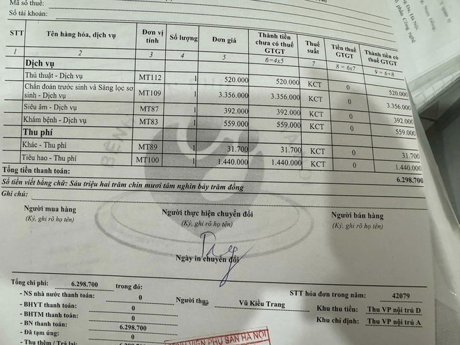 Chi 40 triệu đẻ mổ ở viện Phụ Sản H&agrave; Nội, mẹ bỉm ưng qu&aacute; chừng - Ảnh 3.