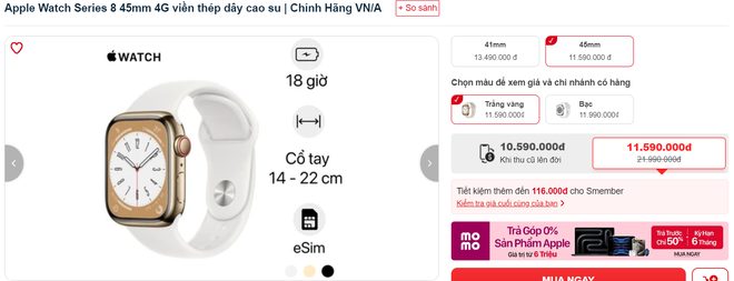 Apple Watch đang giảm giá, giảm sốc tới 13,9 triệu đồng! - Ảnh 2.