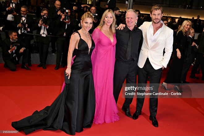 Cannes red carpet day 2: Anya Taylor-Joy doll is incredibly beautiful compared to Duong Yen - Quan Hieu Dong, Chris Hemsworth brought the whole family to attend - Photo 14.