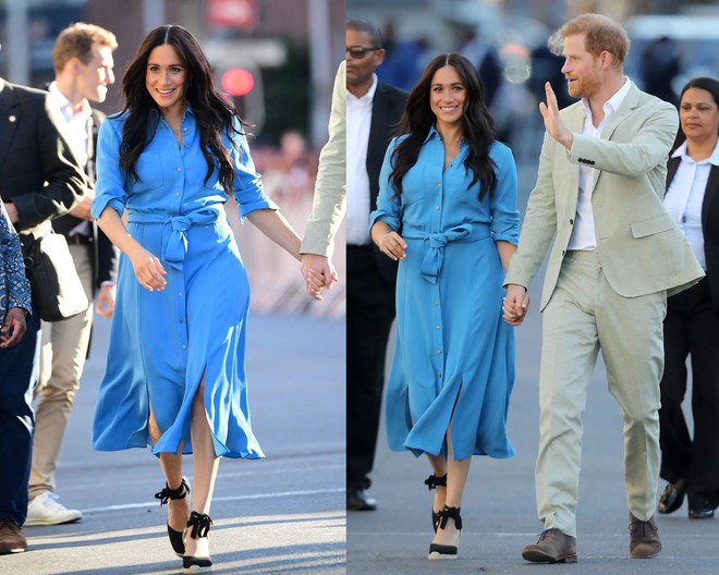 Meghan Markle gợi ý những cách phối đồ đẹp với sandal - Ảnh 9.