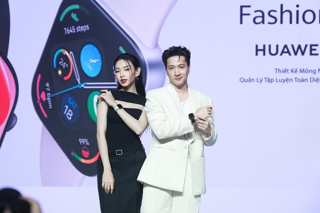 Hoa Hậu Thùy Tiên đẹp sáng bừng tại sự kiện Huawei ra mắt đồng hồ Watch Fit 3 - Ảnh 3.