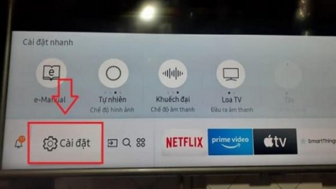 Nút ẩn trên Tivi
