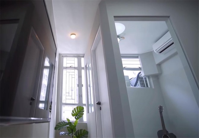Căn hộ 27m2 được cải tạo thành 2 phòng ngủ nhưng vẫn đón được ánh sáng tự nhiên và đủ tầm nhìn - Ảnh 9.