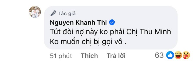 Thu Minh và Thủy Tiên đều không phải chị ca sĩ trong câu chuyện đòi nợ 80 triệu của Khánh Thi - Ảnh 4.