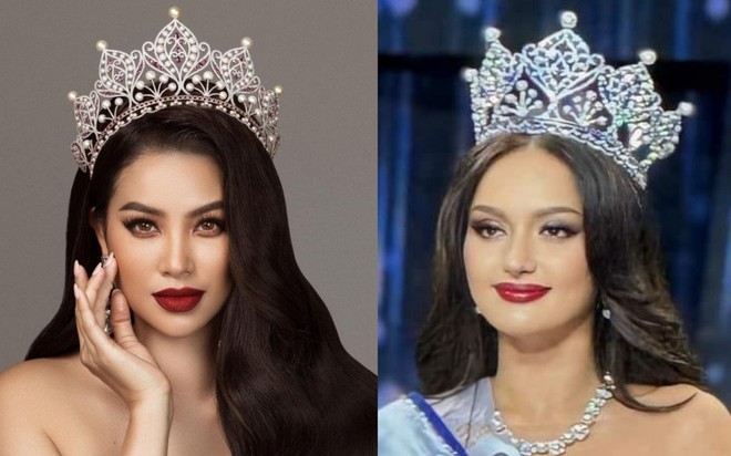 Die neue Krone von Miss Cosmo Philippines soll der Krone von Miss Pham Huong nachempfunden sein – Foto 1.