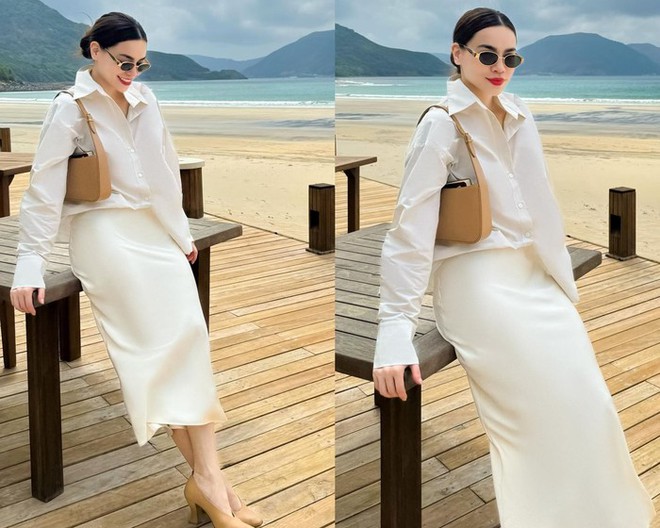Gerade Röcke verdecken den Stil vietnamesischer Schönheiten – Foto 4.