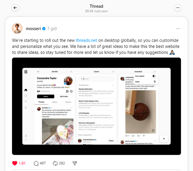 Threads cập nhật giao diện mới, chơi quá đã! - Ảnh 2.